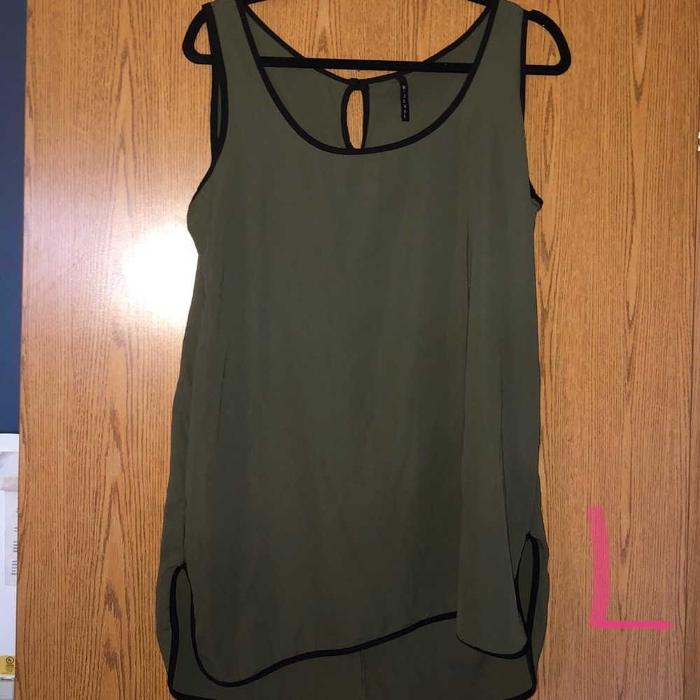 Olive tank top